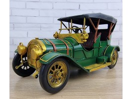 Фигурка Ретро модель автомобиля  33x14x17см, металл, GREEN--2736G