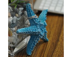Декоративная Морская звезда 15 см (комплект 3шт) белая, голубая, красная