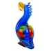 Пеликан с рыбкой. Стеклянная фигурка в стиле Мурано. 26 см