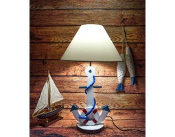 Лампа настольная в морском стиле "Якорь" 60см