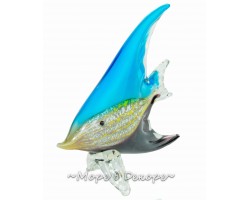 Морская рыбка. Стеклянная фигурка в стиле Мурано. Высота 21 см B