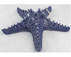 Декоративная Морская звезда 31 см, синяя