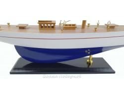 Модель яхты из дерева, 56 см BLUE
