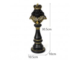 статуэтка Шахматы (комплект 3 фигуры) 28х11х9 см полистоун Black статуэтка Шахматы (комплект 3 фигуры) 28х11х9 см полистоун Black