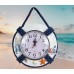 Часы  Морские 25х25 см, дерево,  морской декор