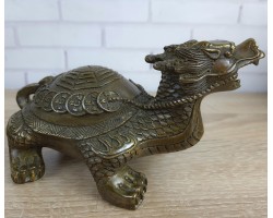 Драконо-черепаха ,бронза, 18х10х9, вес 730гр.