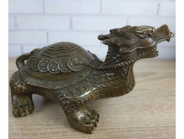 Драконо-черепаха ,бронза, 18х10х9, вес 730гр.