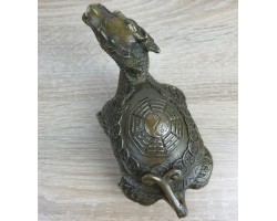 Драконо-черепаха ,бронза, 18х10х9, вес 730гр.