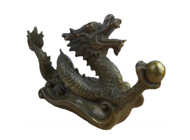 Дракон, бронза, 27х18х7см вес 1800гр. Дракон, бронза, 27х18х7см вес 1800гр.