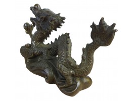 Дракон, бронза, 27х18х7см вес 1800гр. Дракон, бронза, 27х18х7см вес 1800гр.