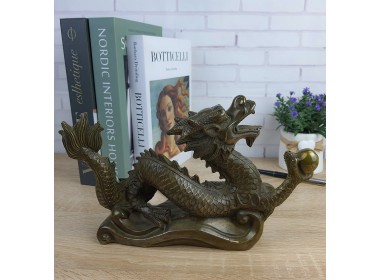 Дракон, бронза, 27х18х7см вес 1800гр. Дракон, бронза, 27х18х7см вес 1800гр.