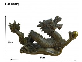 Дракон, бронза, 27х18х7см вес 1800гр. Дракон, бронза, 27х18х7см вес 1800гр.