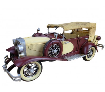 Коллекционная модель автомобиля  DUESENBERG  1934г., металл 36х14х12см Brown