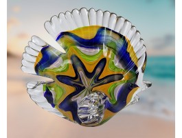 Стеклянная фигурка Рыбка в стиле Мурано. 15х4х13 см Ruff Fish Flower
