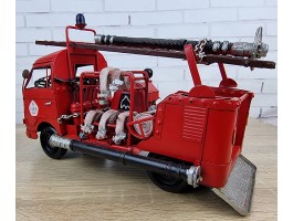 Фигурка Пожарная машина Volkswagen 1956г., коллекционная ретро-модель 35х15х20см, металл ART 562R Фигурка Пожарная машина Volkswagen 1956г., коллекционная ретро-модель 35х15х20см, металл ART 562R