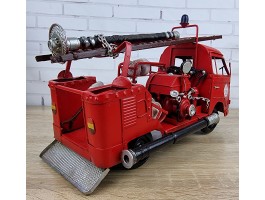 Фигурка Пожарная машина Volkswagen 1956г., коллекционная ретро-модель 35х15х20см, металл ART 562R Фигурка Пожарная машина Volkswagen 1956г., коллекционная ретро-модель 35х15х20см, металл ART 562R