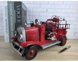 Коллекционная Ретро модель пожарной машины GRAMM-HOWARD 1927г. 40х15х20 см, Металл ART083 Коллекционная Ретро модель пожарной машины GRAMM-HOWARD 1927г. 40х15х20 см, Металл ART083