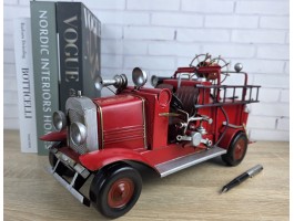 Коллекционная Ретро модель пожарной машины GRAMM-HOWARD 1927г. 40х15х20 см, Металл ART083