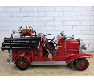 Коллекционная Ретро модель пожарной машины GRAMM-HOWARD 1927г. 40х15х20 см, Металл ART083
