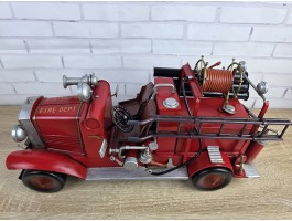 Коллекционная Ретро модель пожарной машины GRAMM-HOWARD 1927г. 40х15х20 см, Металл ART083