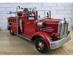 Коллекционная Ретро модель пожарной машины . 40х14х16 см, Металл ART345 Коллекционная Ретро модель пожарной машины . 40х14х16 см, Металл ART345