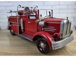 Коллекционная Ретро модель пожарной машины . 40х14х16 см, Металл ART345