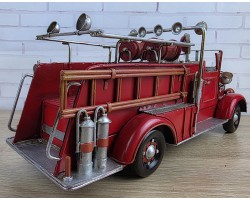 Коллекционная Ретро модель пожарной машины . 40х14х16 см, Металл ART345 Коллекционная Ретро модель пожарной машины . 40х14х16 см, Металл ART345
