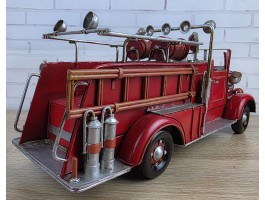 Коллекционная Ретро модель пожарной машины . 40х14х16 см, Металл ART345