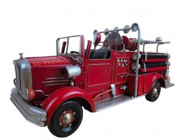 Коллекционная Ретро модель пожарной машины . 40х14х16 см, Металл ART345