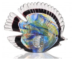 Стеклянная фигурка Рыбка в стиле Мурано. 15х4х13 см Ruff Fish Color