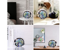Стеклянная фигурка Рыбка в стиле Мурано. 15х4х13 см Ruff Fish Color