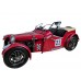 Ретро модель гоночного автомобиля 1949 MG TC RACECAR, металл 30х12х11см, ручная работа