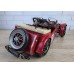 Ретро модель гоночного автомобиля 1949 MG TC RACECAR, металл 30х12х11см, ручная работа