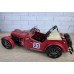 Ретро модель гоночного автомобиля 1949 MG TC RACECAR, металл 30х12х11см, ручная работа