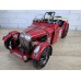 Ретро модель гоночного автомобиля 1949 MG TC RACECAR, металл 30х12х11см, ручная работа
