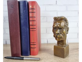 Бюст  Максим Горький,  бронза 15х8х5 см Вес 870 гр