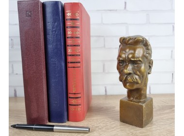 Бюст  Максим Горький,  бронза 15х8х5 см Вес 870 гр