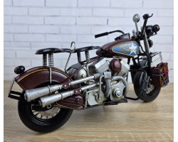 Модель мотоцикла HARLEY FLSTC 2001г. 40x20x22 см, металл. ручная работа ART1447 Модель мотоцикла HARLEY FLSTC 2001г. 40x20x22 см, металл. ручная работа ART1447