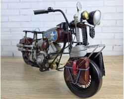 Модель мотоцикла HARLEY FLSTC 2001г. 40x20x22 см, металл. ручная работа ART1447 Модель мотоцикла HARLEY FLSTC 2001г. 40x20x22 см, металл. ручная работа ART1447