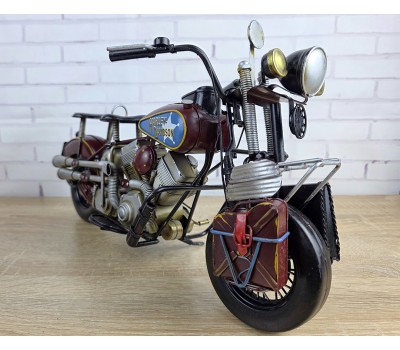 Модель мотоцикла HARLEY FLSTC 2001г. 40x20x22 см, металл. ручная работа ART1447 Модель мотоцикла HARLEY FLSTC 2001г. 40x20x22 см, металл. ручная работа ART1447