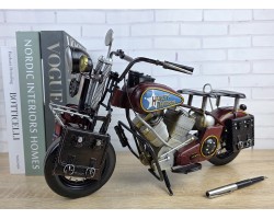 Модель мотоцикла HARLEY FLSTC 2001г. 40x20x22 см, металл. ручная работа ART1447 Модель мотоцикла HARLEY FLSTC 2001г. 40x20x22 см, металл. ручная работа ART1447