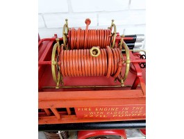 Коллекционная модель пожарного  автомобиля RED MACK PIRSCH 1928 г., металл 42х15х18см