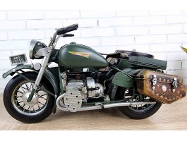 Коллекционная модель мотоцикла BMW R 60-2 «Gendarmerie» 1960 г., металл 37х18х25см