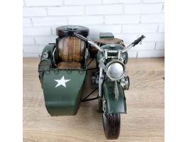 Коллекционная модель мотоцикла BMW R 60-2 «Gendarmerie» 1960 г., металл 37х18х25см