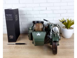 Коллекционная модель мотоцикла BMW R 60-2 «Gendarmerie» 1960 г., металл 37х18х25см