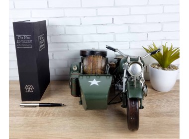 Коллекционная модель мотоцикла BMW R 60-2 «Gendarmerie» 1960 г., металл 37х18х25см