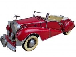 Коллекционная модель автомобиля ROLLS ROYCE RED WRAITH 1947г., металл 33х13х11см, ручная работа