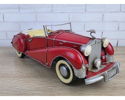 Коллекционная модель автомобиля ROLLS ROYCE RED WRAITH 1947г., металл 33х13х11см, ручная работа Коллекционная модель автомобиля ROLLS ROYCE RED WRAITH 1947г., металл 33х13х11см, ручная работа