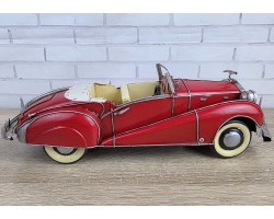 Коллекционная модель автомобиля ROLLS ROYCE RED WRAITH 1947г., металл 33х13х11см, ручная работа Коллекционная модель автомобиля ROLLS ROYCE RED WRAITH 1947г., металл 33х13х11см, ручная работа