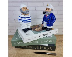 Статуэтка Капитан 16х10х7 см Полистоун, морской декор